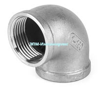 Отвод нержавеющий резьбовой Вр/Вр Ду 10 (3/8") AISI 304 90 градусов от компании ООО "ЭПМ-Инжиниринг"