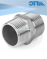 Ниппель нержавеющий НР/НР Ду 8 (1/4"; 13,5 мм) AISI 316 (CF8M) резьбовой двойной, прямой с шестигранником от компании ООО "ЭПМ-Инжиниринг"