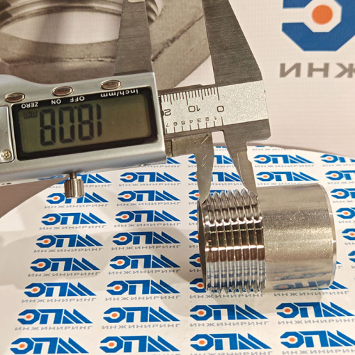 Ниппель приварной нержавеющий Ду 25 (1") AISI 304 (резьба, полусгон), (33,7 Мм) от компании ООО "ЭПМ-Инжиниринг"
