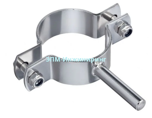 Хомут нержавеющий Ду 20 (22) AISI 304 c ножкой от компании ООО "ЭПМ-Инжиниринг"