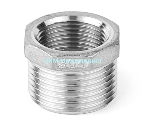 Футорка нержавеющая Ду 40x20 (48,3x26,9мм) (1 1/2"x3/4") AISI 304 от компании ООО "ЭПМ-Инжиниринг"