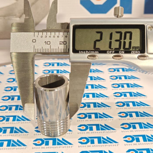 Ниппель приварной нержавеющий Ду 15 (1/2") AISI 304 (резьба, полусгон), (21,3 Мм) от компании ООО "ЭПМ-Инжиниринг"