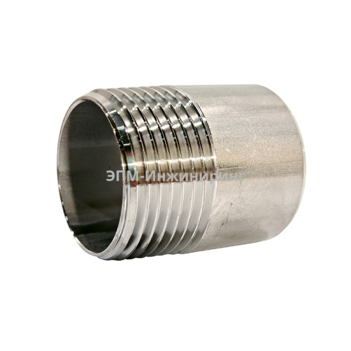 Ниппель приварной нержавеющий Ду 25 (1") AISI 304 (резьба, полусгон), (33,7 Мм) от компании ООО "ЭПМ-Инжиниринг"